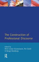 Book cover of: Construction of Professional Discourse. By: B. L. Gunnarsson