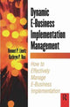 Book cover of: Dynamic E-Business Implementation Management. By: Bennet Lientz