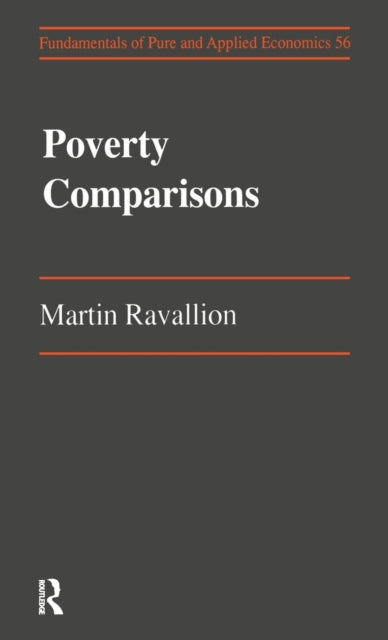 Book cover of: Poverty Comparisons. By: Martin Ravallion