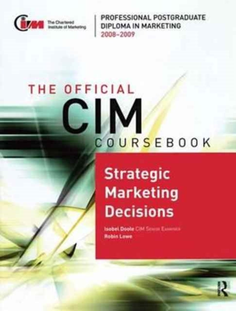 Book cover of: Official CIM Coursebook. By: Isobel Doole