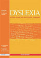 Book cover of: Dyslexia. By: Glynis Hannell