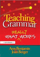 Book cover of: Teaching Grammar. By: Amy Benjamin