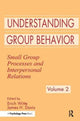 Book cover of: Understanding Group Behavior. By: Erich H. Witte