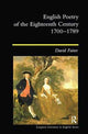 Book cover of: English Poetry of the Eighteenth Century, 1700-1789. By: David Fairer