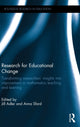 Book cover of: Research for Educational Change. By: Jill Adler