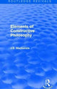 Book cover of: Elements of Constructive Philosophy. By: J. S MacKenzie