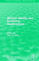 Book cover of: Mineral Wealth and Economic Development. By: John E. Tilton