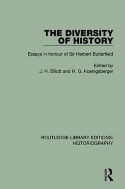 Book cover of: Diversity of History. By: John Elliott