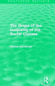 Book cover of: Origin of the Inequality of the Social Classes. By: Gunnar Landtman
