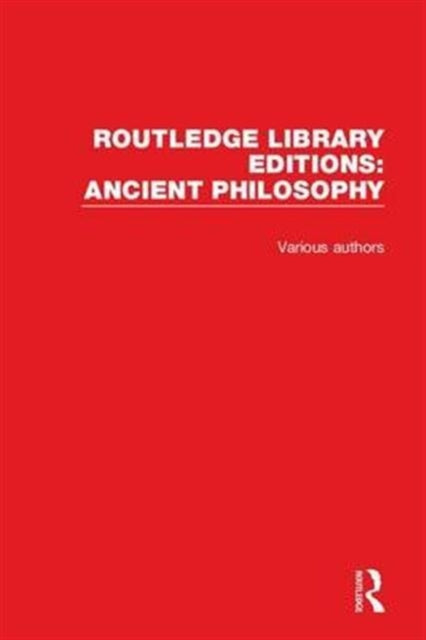 Book cover of: Routledge Library Editions: Ancient Philosophy