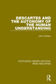 Book cover of: Descartes and the Autonomy of the Human Understanding. By: John Carriero
