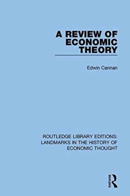 Book cover of: Routledge Library Editions: Landmarks in the History of Economic Thought