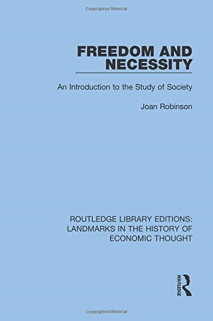 Book cover of: Freedom and Necessity. By: Robinson, Joan