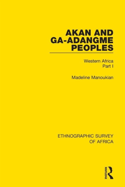 Book cover of: Akan and Ga-Adangme Peoples. By: Madeline Manoukian