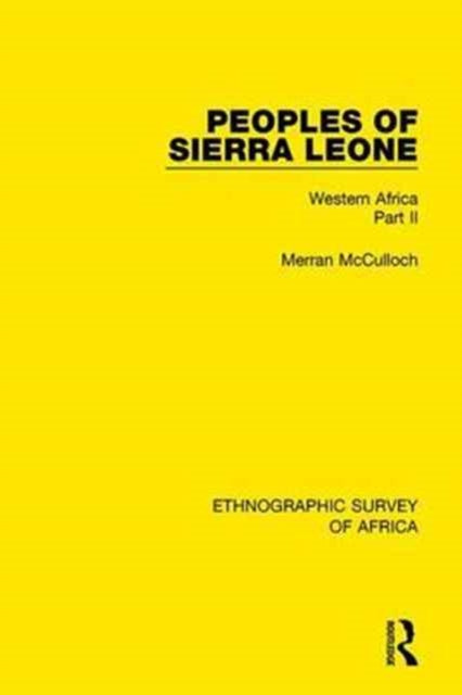 Book cover of: Peoples of Sierra Leone. By: Merran McCulloch