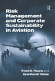 Book cover of: Risk Management and Corporate Sustainability in Aviation. By: Triant G. Flouris