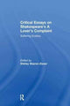 Book cover of: Critical Essays on Shakespeare's A Lover's Complaint. By: Shirley Sharon-Zisser