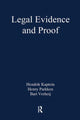 Book cover of: Legal Evidence and Proof. By: Hendrik Kaptein