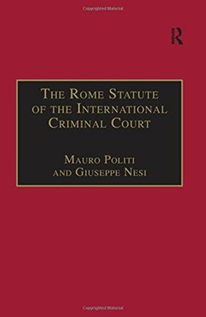 Book cover of: Rome Statute of the International Criminal Court. By: Mauro Politi