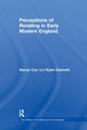Book cover of: Perceptions of Retailing in Early Modern England. By: Nancy C. Cox