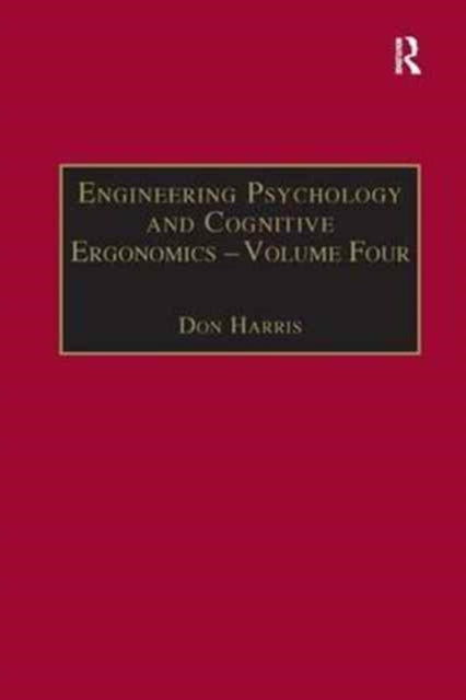 Book cover of: Engineering Psychology and Cognitive Ergonomics. By: Don Harris