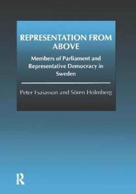 Book cover of: Representation From Above. By: Peter Esaiasson
