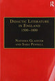 Book cover of: Didactic Literature in England 1500–1800. By: Sara Pennell