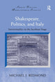 Book cover of: Shakespeare, Politics, and Italy. By: Michael J. Redmond
