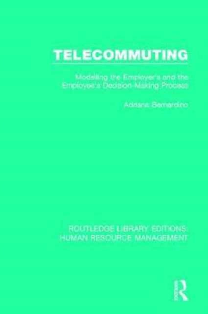 Book cover of: Telecommuting. By: Adriana Bernardino