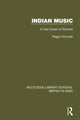 Book cover of: Indian Music. By: Peggy Holroyde