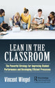 Book cover of: Lean in the Classroom. By: Vincent Wiegel