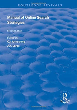 Manual of Online Search Strategies