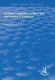 Book cover of: Political Languages of Race and the Politics of Exclusion. By: Andy R. Brown