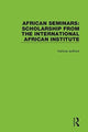 Book cover of: African Seminars