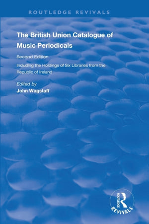 The British Union Catalogue of Music Periodicals