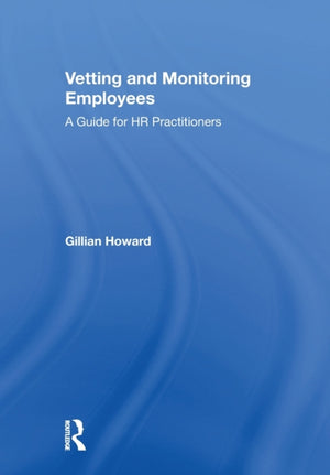 Vetting and Monitoring Employees