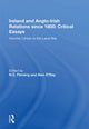 Book cover of: Ireland and Anglo-Irish Relations since 1800: Critical Essays. By: N. C. Fleming