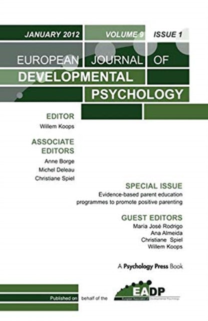 Book cover of: Evidence-based Parent Education Programmes to Promote Positive Parenting. By: María José Rodrigo