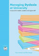 Book cover of: Managing Dyslexia at University. By: Claire Jamieson