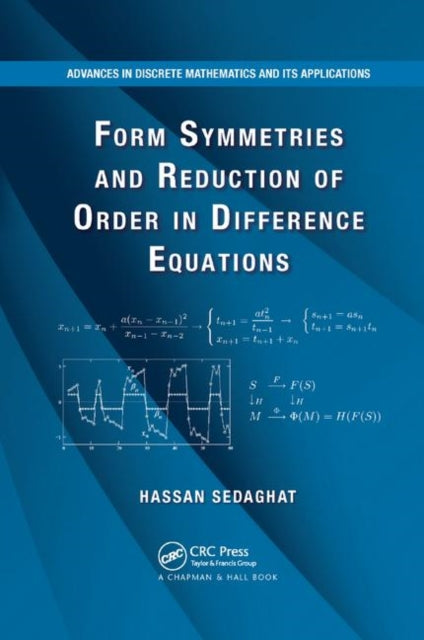 Book cover of: Form Symmetries and Reduction of Order in Difference Equations. By: Hassan Sedaghat