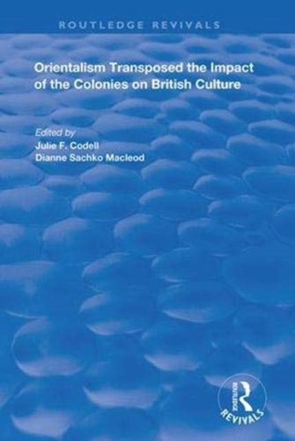 Book cover of: Orientalism Transposed. By: Julie F. Codell
