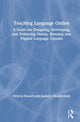 Book cover of: Teaching Language Online. By: Victoria Russell