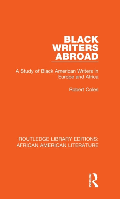 Book cover of: Black Writers Abroad. By: Robert Coles