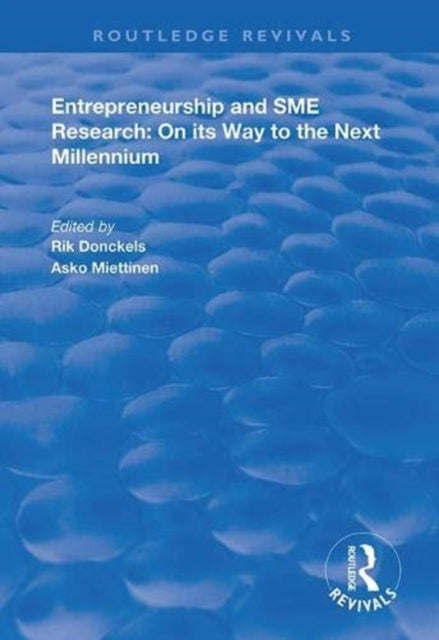Book cover of: Entrepreneurship and SME Research. By: Rik Donckels