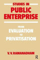 Book cover of: Studies in Public Enterprise. By: V. V. Ramanadham