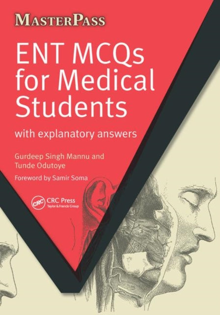Book cover of: ENT MCQs for Medical Students. By: Gurdeep Singh Mannu