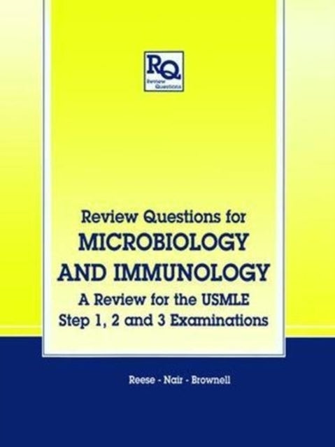 Book cover of: Review Questions for Microbiology and Immunology. By: A. C. Reese