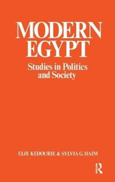 Book cover of: Modern Egypt. By: Sylvia G. Haim