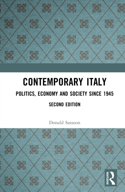 Book cover of: Contemporary Italy. By: Donald Sassoon