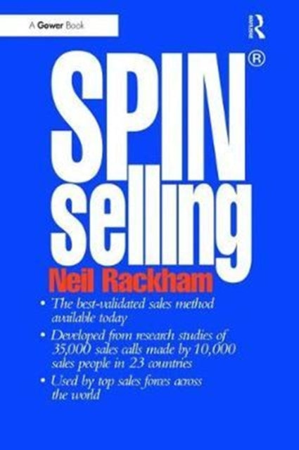 Book cover of: SPIN® -Selling. By: Neil Rackham